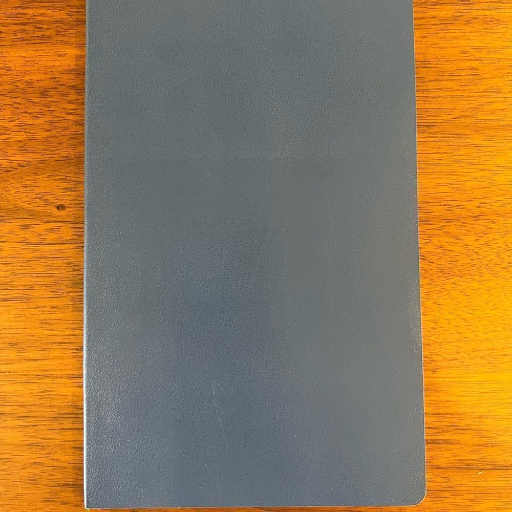 Moleskine Blue Notebook